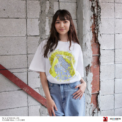 『ゴジラVSデストロイア』30周年 シーンイラストTシャツ 2（バーニングゴジラ）