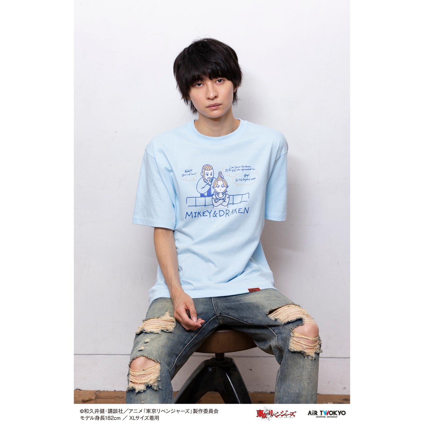 "Tokyo Revengers Tenjiku" Scene Illustration T-shirt 3