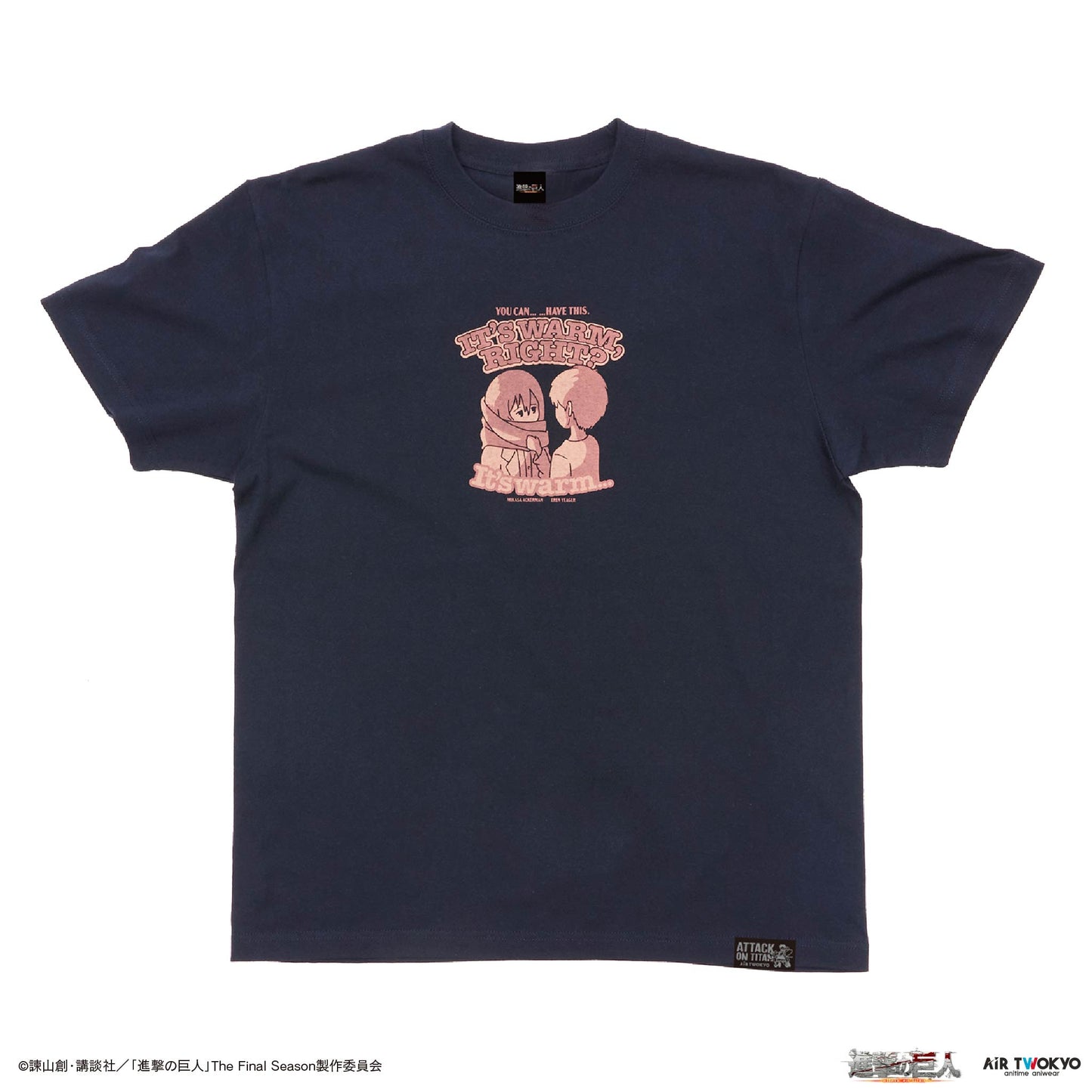 TVアニメ『進撃の巨人』 第11弾 シーンイラストTシャツ 3（エレン＆ミカサ）