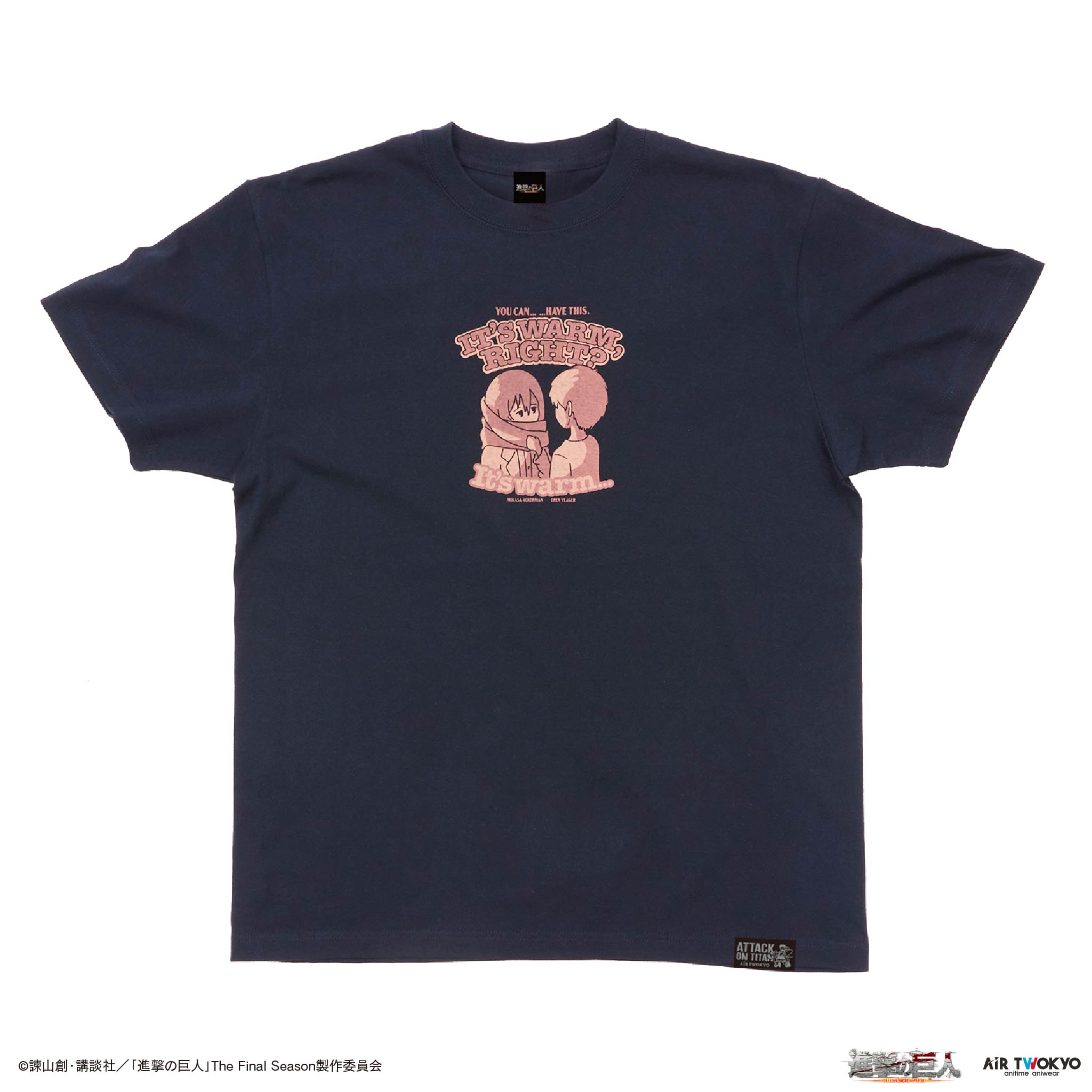 TVアニメ『進撃の巨人』 第11弾 シーンイラストTシャツ 3（エレン＆ミカサ）