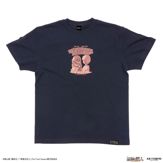 TVアニメ『進撃の巨人』 第11弾 シーンイラストTシャツ 3（エレン＆ミカサ）