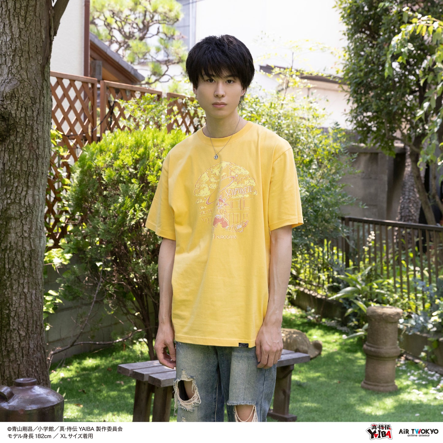 TVアニメ『真·侍伝YAIBA』 第1弾 シーンイラストTシャツ 3（せんぷう剣）