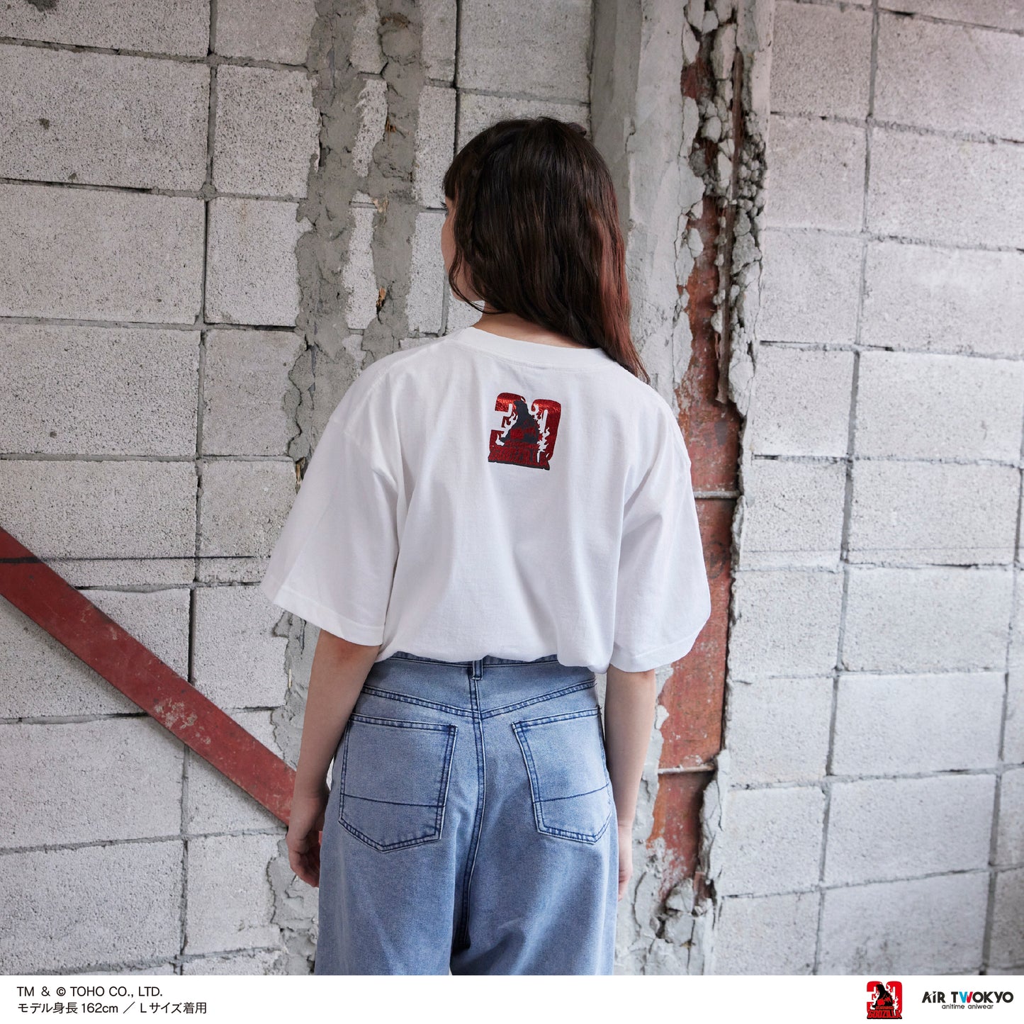 『ゴジラVSデストロイア』30周年 シーンイラストTシャツ 2（バーニングゴジラ）