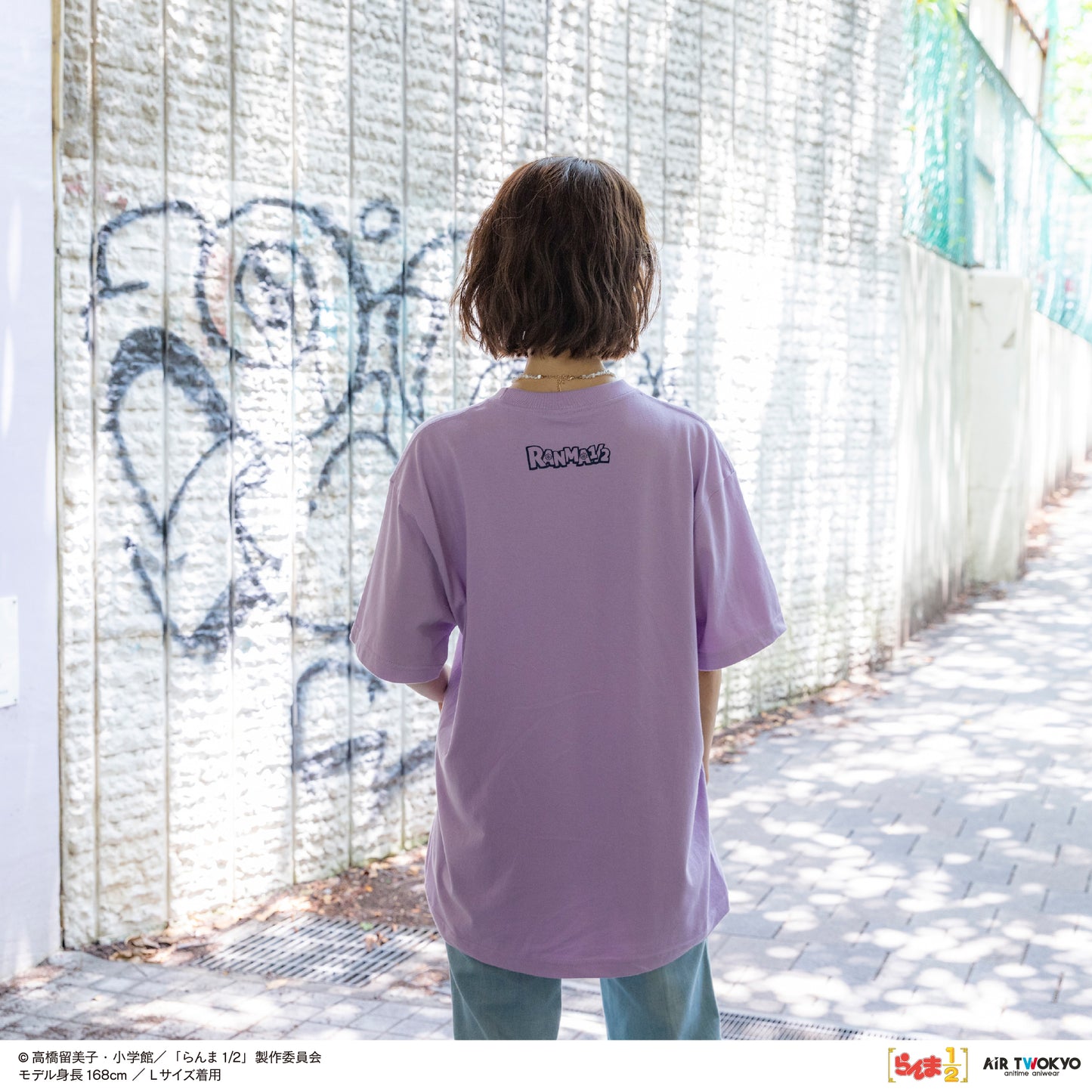 TVアニメ「らんま1/2」第2弾 ポップイラストTシャツ 3（らんま & シャンプー）