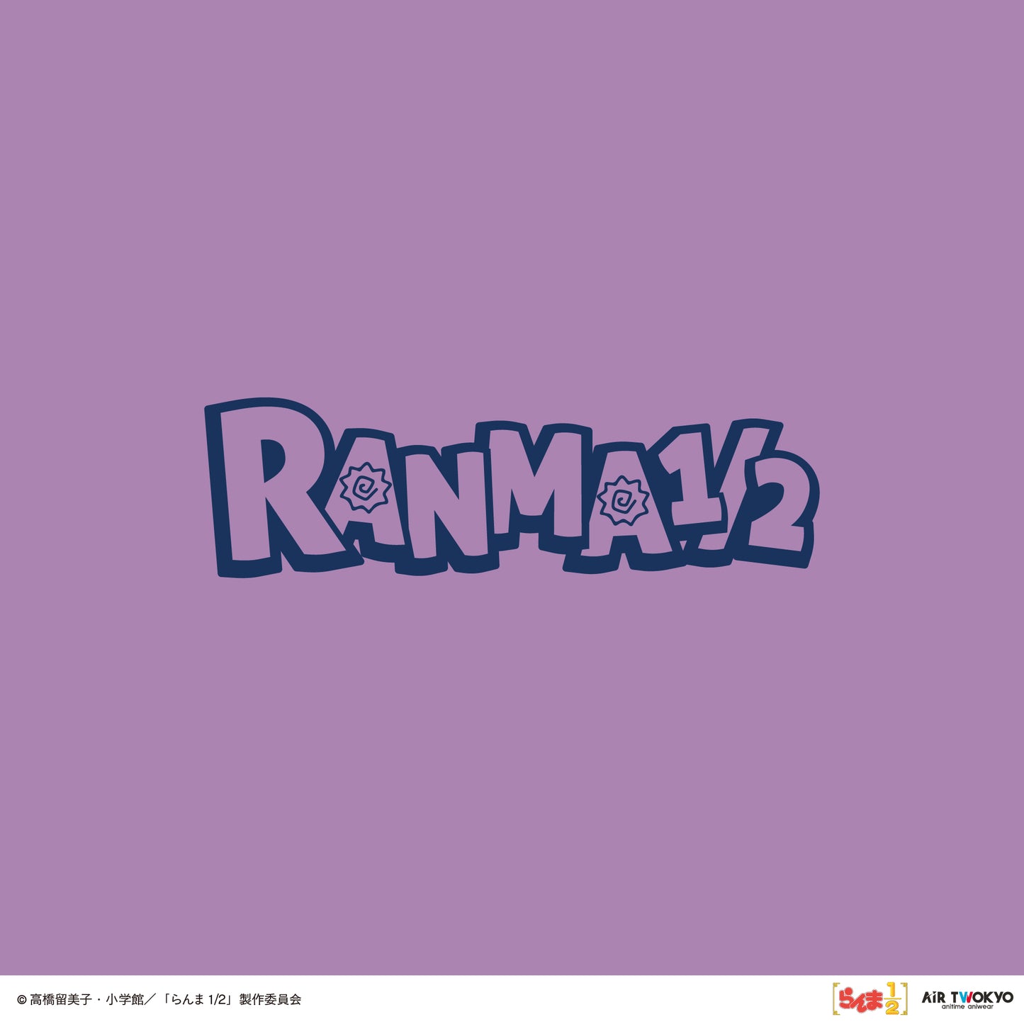 TVアニメ「らんま1/2」第2弾 ポップイラストTシャツ 3（らんま & シャンプー）