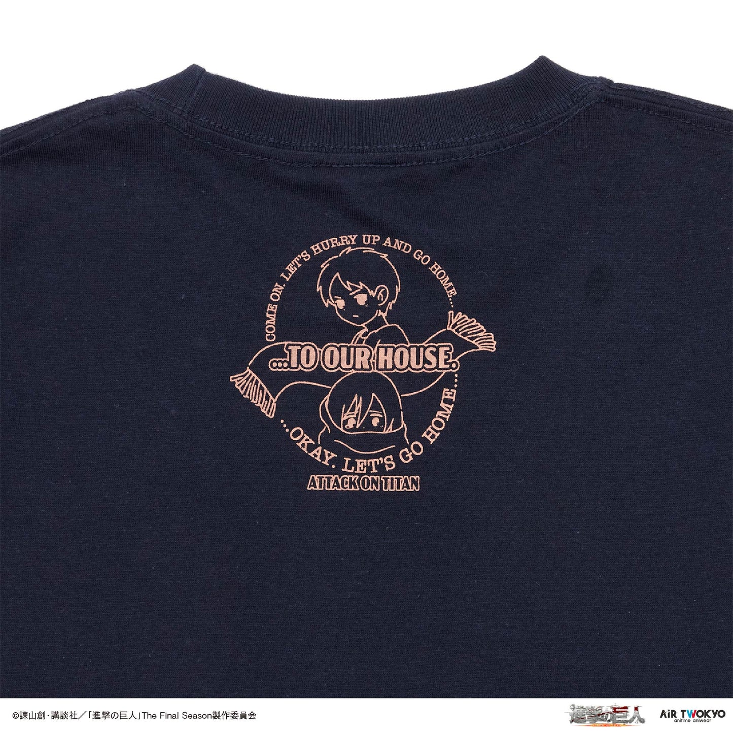 TVアニメ『進撃の巨人』 第11弾 シーンイラストTシャツ 3（エレン＆ミカサ）