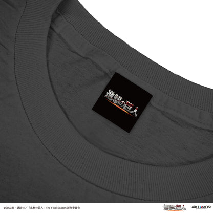 TVアニメ『進撃の巨人』 シーンイラストTシャツ 3（本物の敬礼）