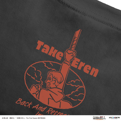 TVアニメ『進撃の巨人』 シーンイラストTシャツ 3（本物の敬礼）