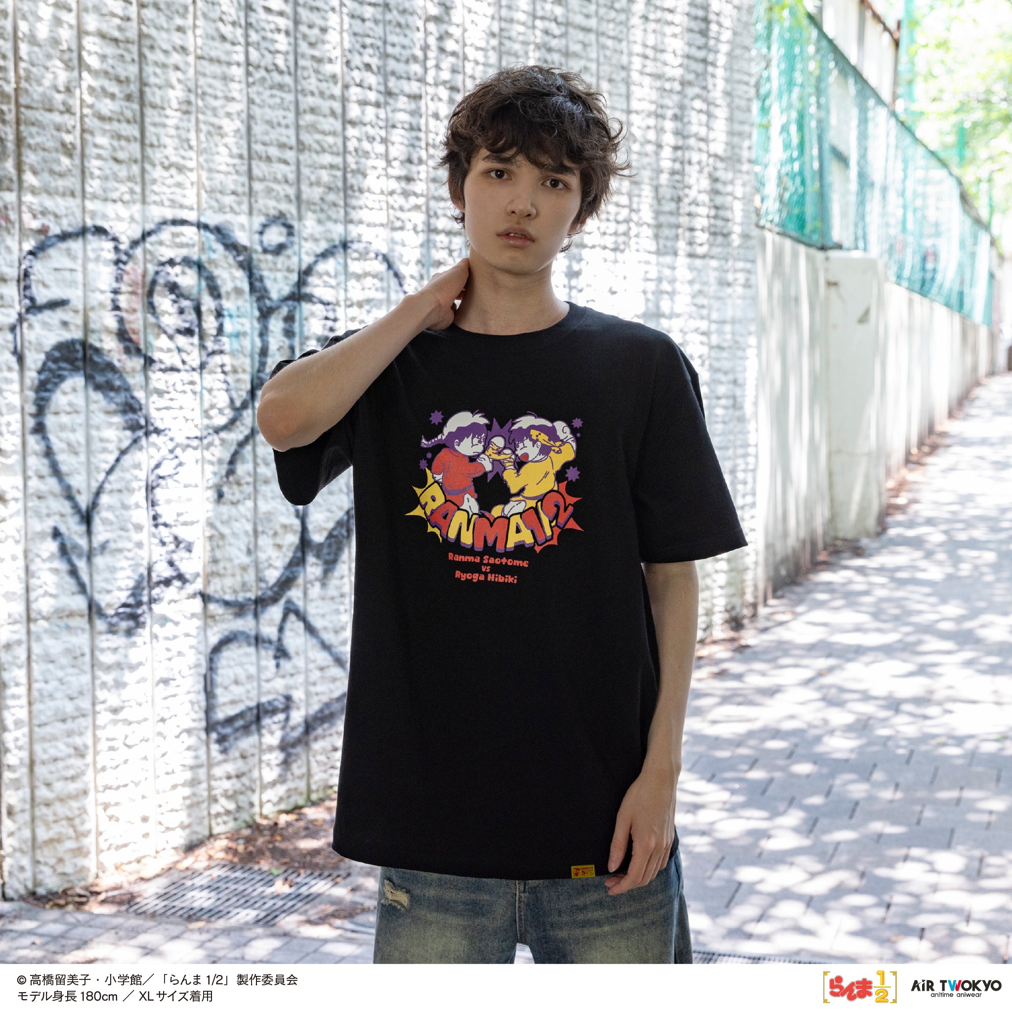 TVアニメ「らんま1/2」第2弾 ポップイラストTシャツ 4（早乙女乱馬