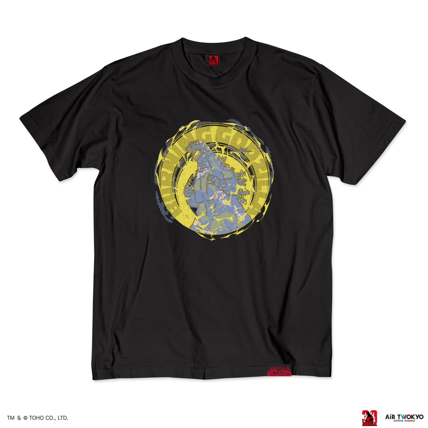 『ゴジラVSデストロイア』30周年 シーンイラストTシャツ 2（バーニングゴジラ）