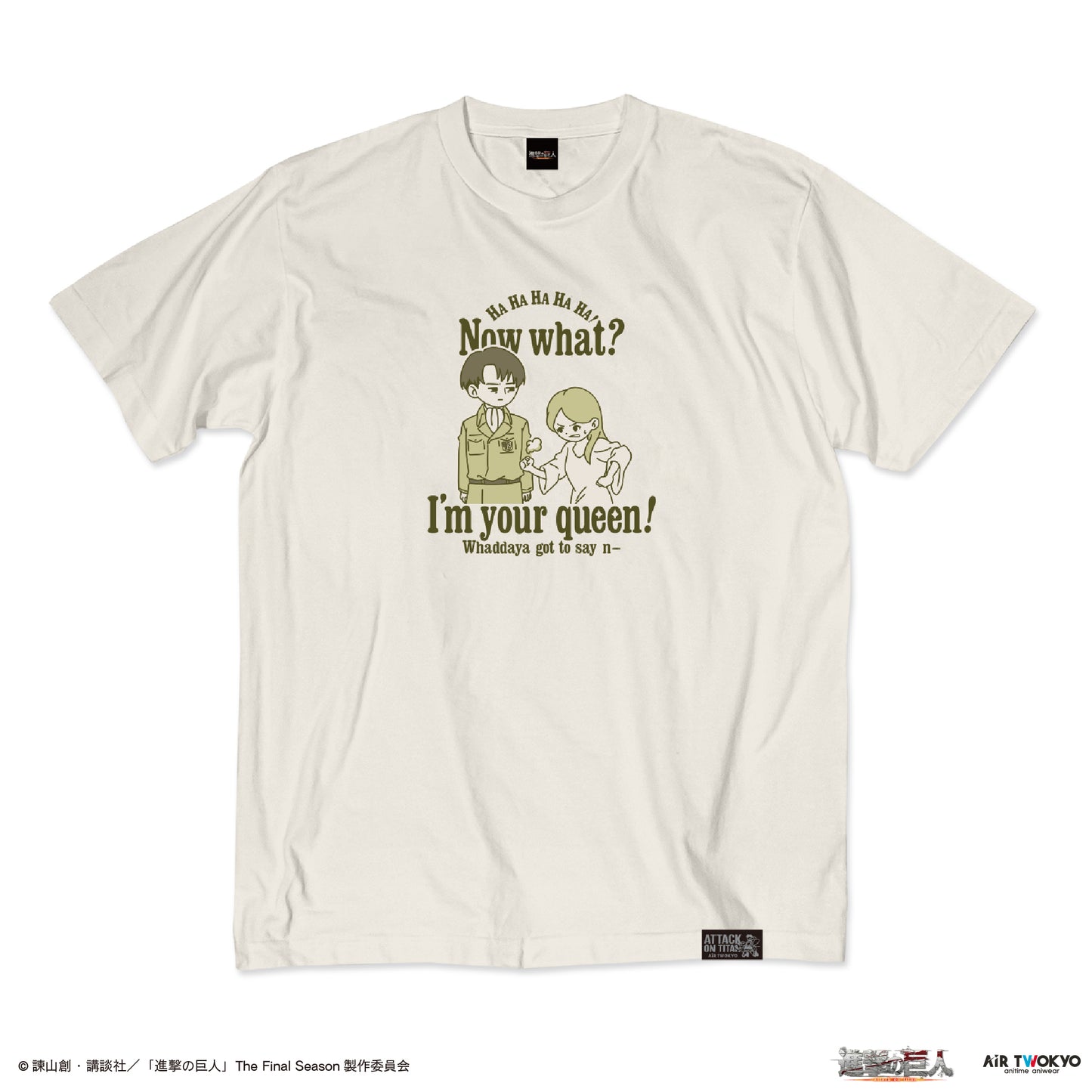 TVアニメ『進撃の巨人』 シーンイラストTシャツ 4（私は女王様だぞ!）