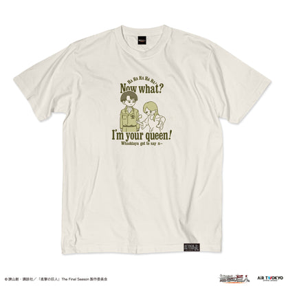 TVアニメ『進撃の巨人』 シーンイラストTシャツ 4（私は女王様だぞ!）