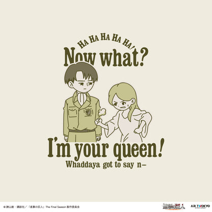 TVアニメ『進撃の巨人』 シーンイラストTシャツ 4（私は女王様だぞ!）