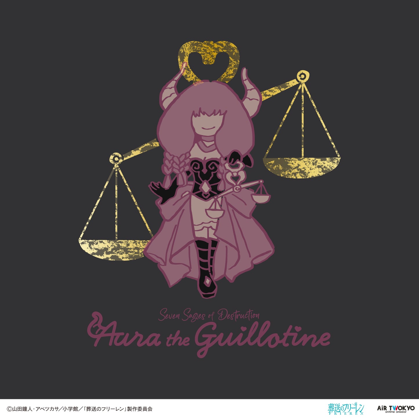 "Frieren: Beyond Journey’s End" Scene Illustration T-shirt 4(Aura the Guillotine)