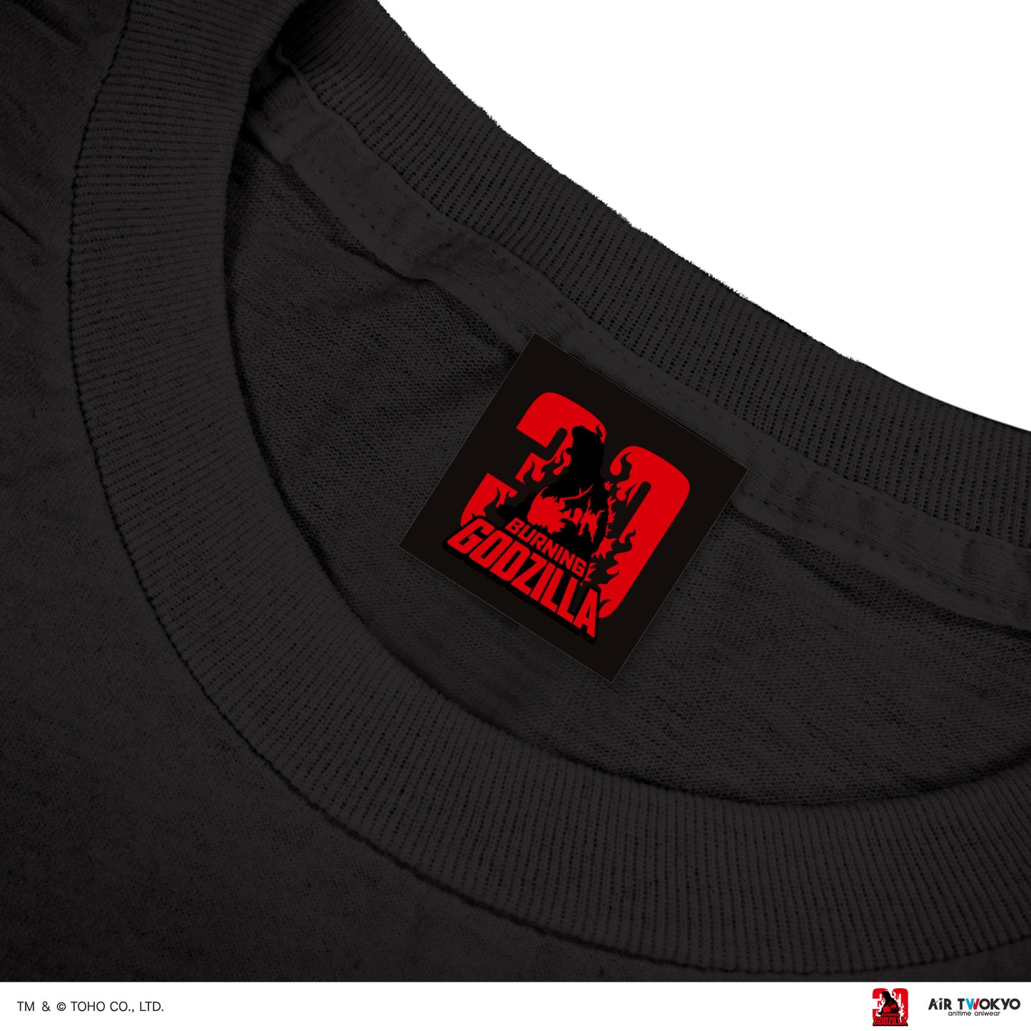 『ゴジラVSデストロイア』30周年 シーンイラストTシャツ 2（バーニングゴジラ）