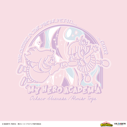 アニメ『僕のヒーローアカデミア』 第1弾 第二次決戦編 シーンイラストTシャツ 4（麗日お茶子＆トガヒミコ）