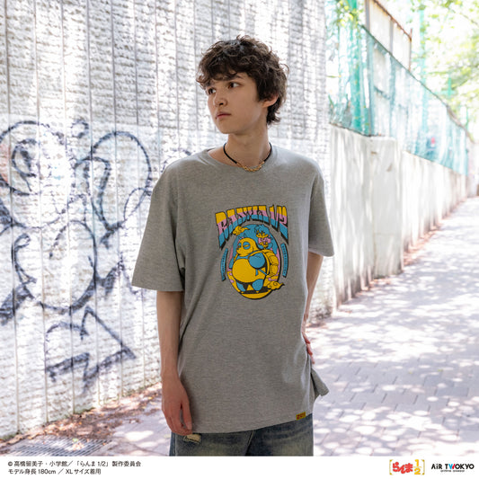 TVアニメ「らんま1/2」第2弾 ポップイラストTシャツ 5（早乙女乱馬 & 玄馬（パンダ)）