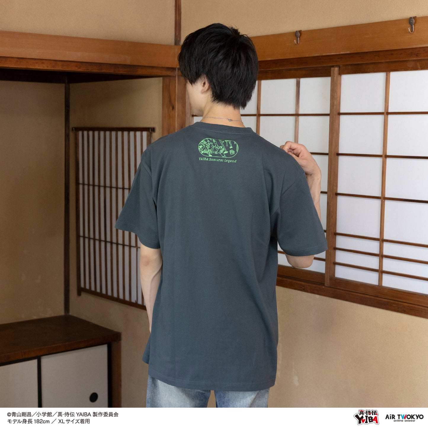 TVアニメ『真·侍伝YAIBA』 第1弾 シーンイラストTシャツ 5（刃&小次郎）
