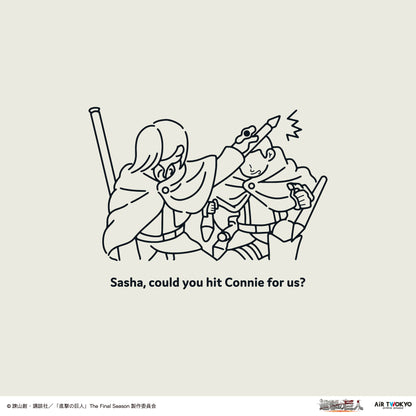 TVアニメ『進撃の巨人』 シーンイラストTシャツ 5（エレンの家ぇぇがぁぁぁぁ）