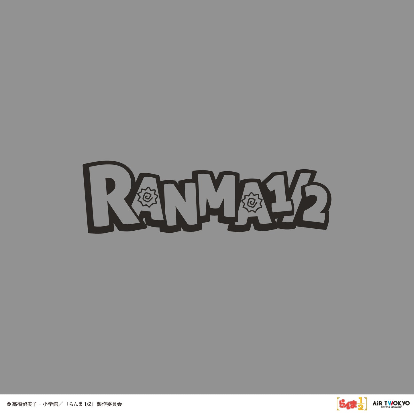 TVアニメ「らんま1/2」第2弾 ポップイラストTシャツ 5（早乙女乱馬 & 玄馬（パンダ)）