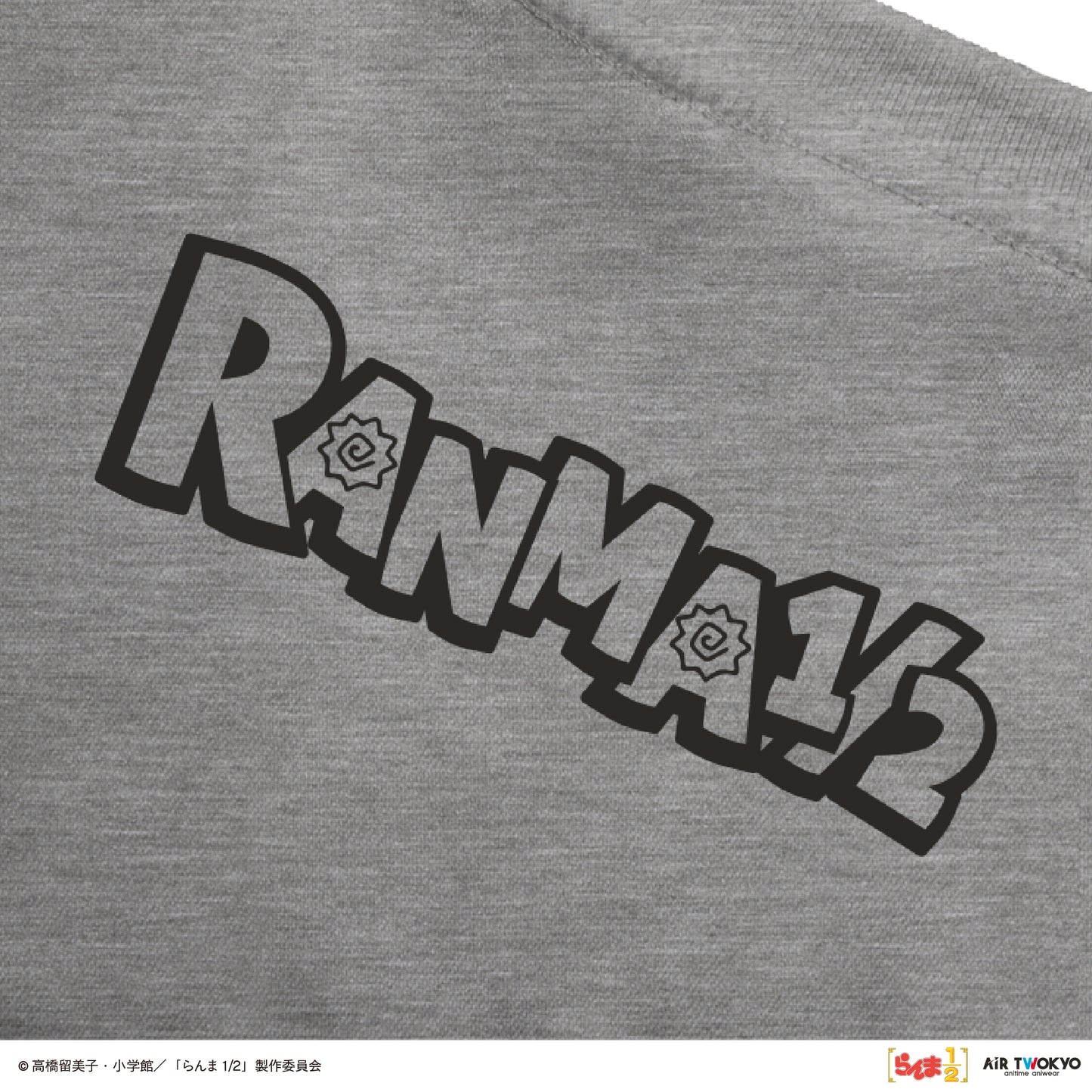 TVアニメ「らんま1/2」第2弾 ポップイラストTシャツ 5（早乙女乱馬 & 玄馬（パンダ)）