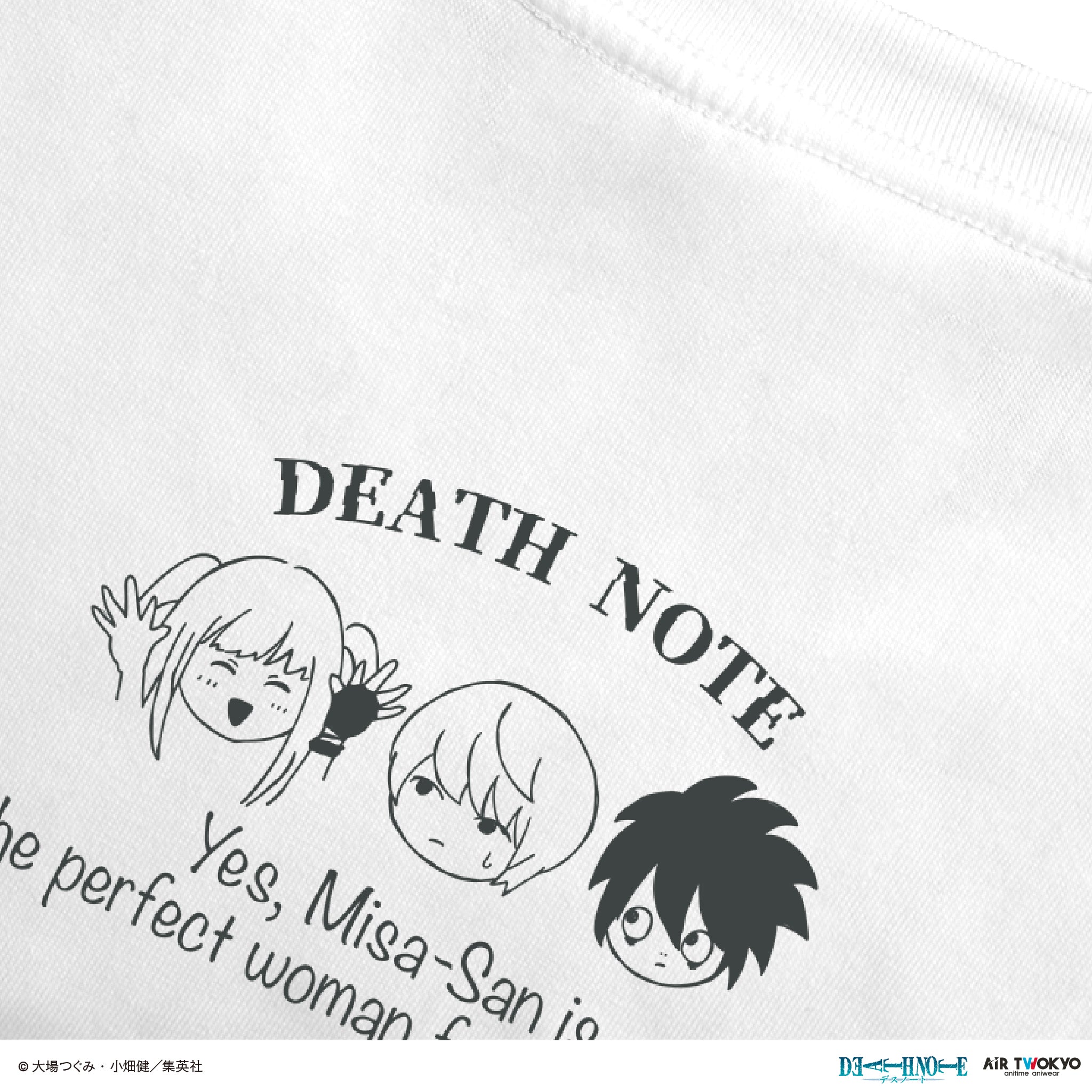 DEATH NOTE』 第1弾 シーンイラストTシャツ 3（弥海砂） – AIR TWOKYO
