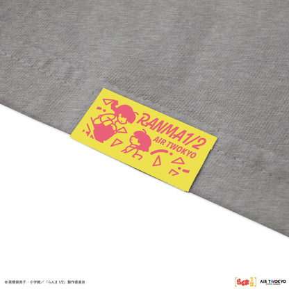 TVアニメ「らんま1/2」第2弾 ポップイラストTシャツ 5（早乙女乱馬 & 玄馬（パンダ)）