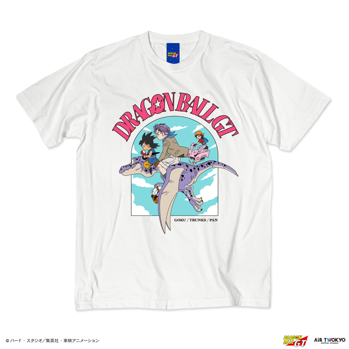 TVアニメ『DRAGON BALL GT』シーンイラストTシャツ 3（孫悟空・トランクス・パン）
