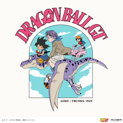 TVアニメ『DRAGON BALL GT』シーンイラストTシャツ 3（孫悟空・トランクス・パン）
