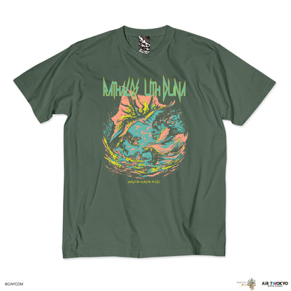 『モンスターハンターワイルズ』第2弾 シーンイラストTシャツ 3（ウズ・トゥナ×リオレウス）