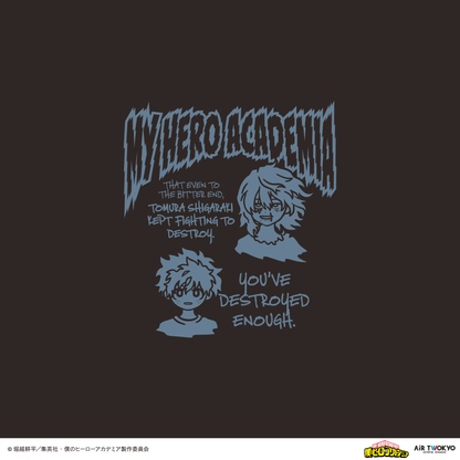 アニメ『僕のヒーローアカデミア』 第1弾 第二次決戦編 シーンイラストTシャツ 8（緑谷出久＆死柄木弔）