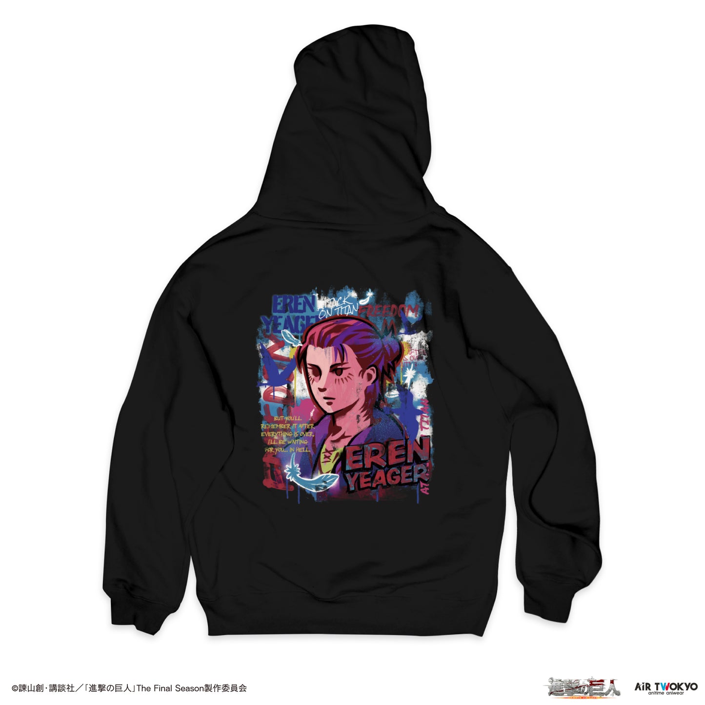 "Attack on Titan" The Final Season Wall Art Hoodie (Eren)