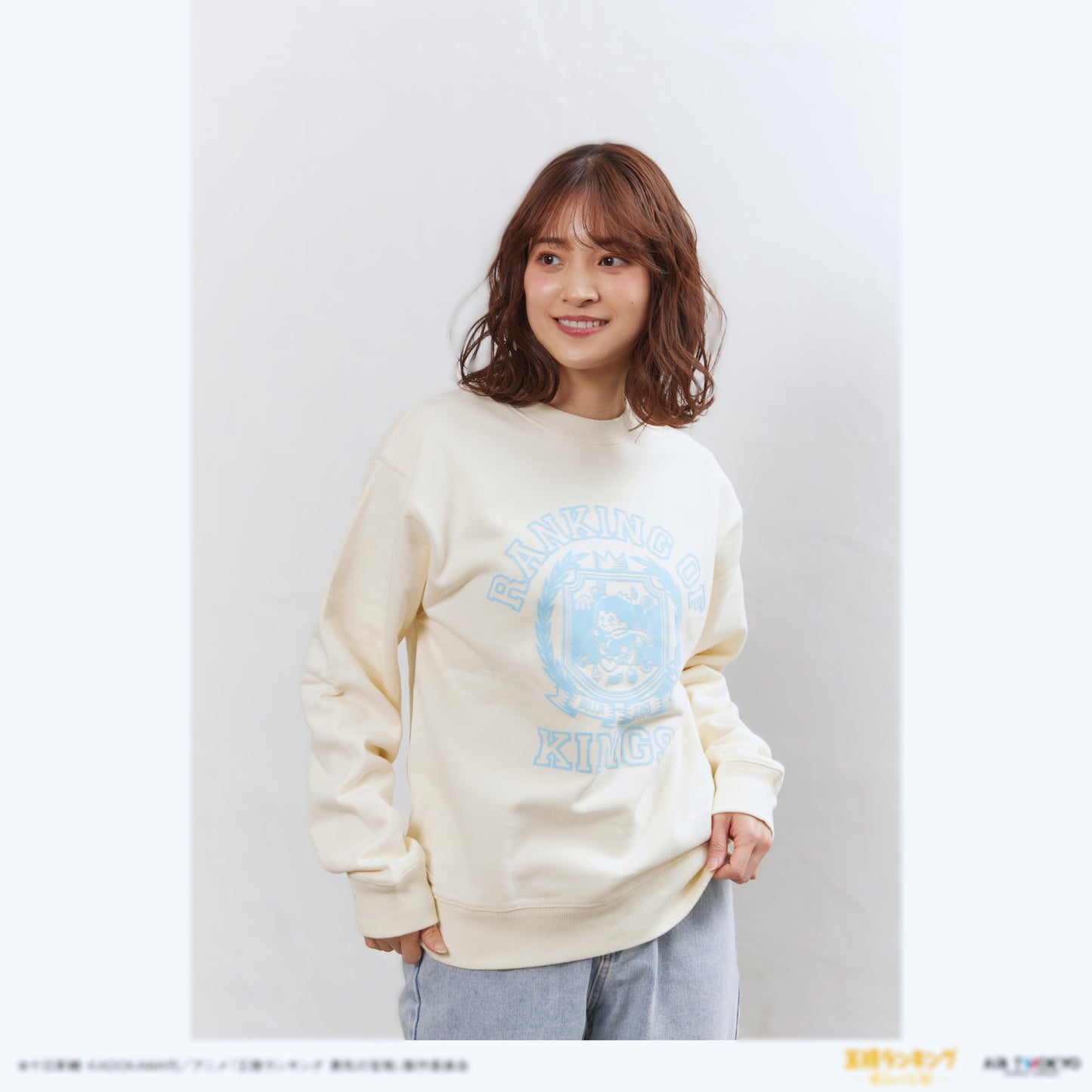 “Ranking of Kings: The Treasure Chest of Courage” European college style sweatshirt 1 (Bojji and Kage)