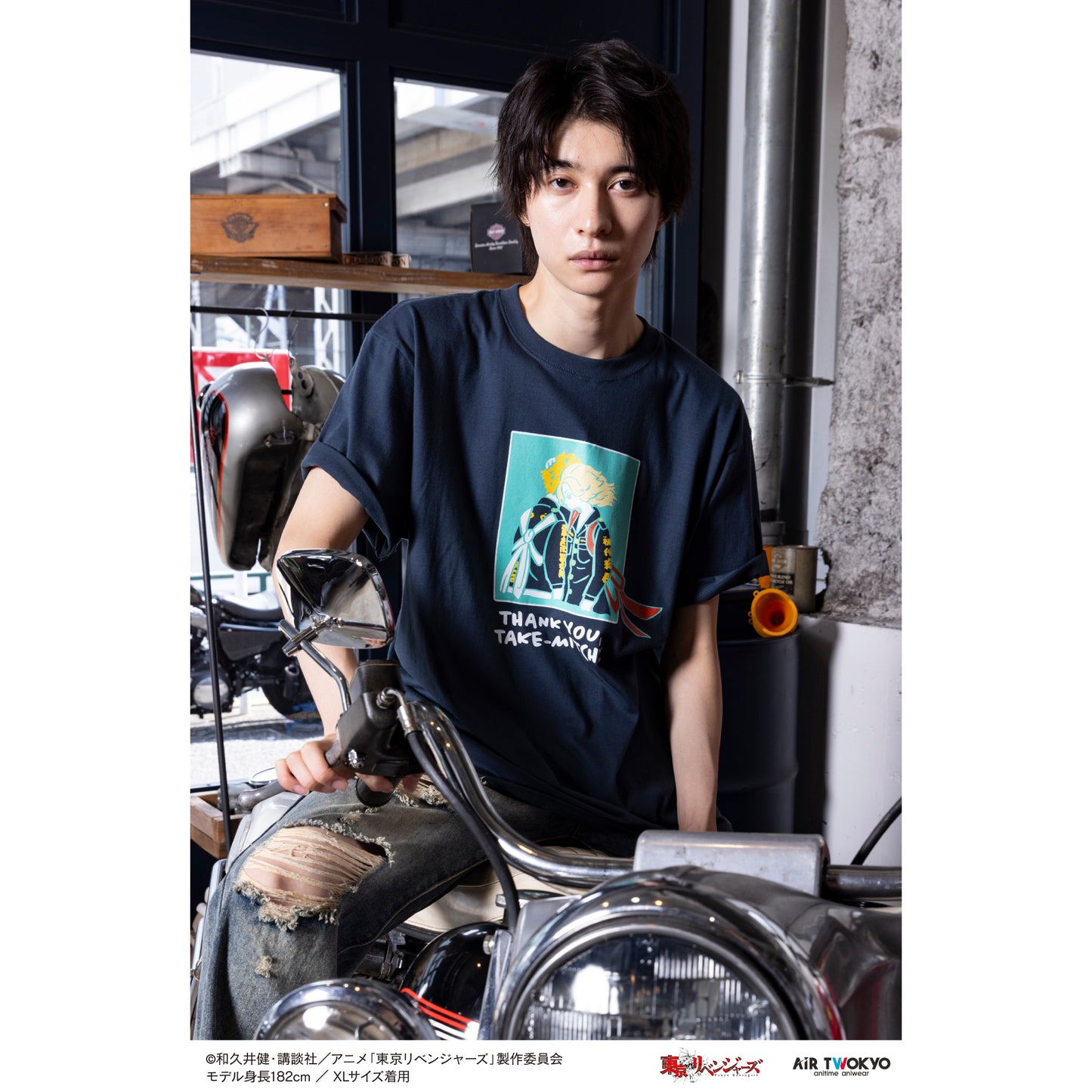 "Tokyo Revengers Tenjiku" Scene Illustration T-shirt 6