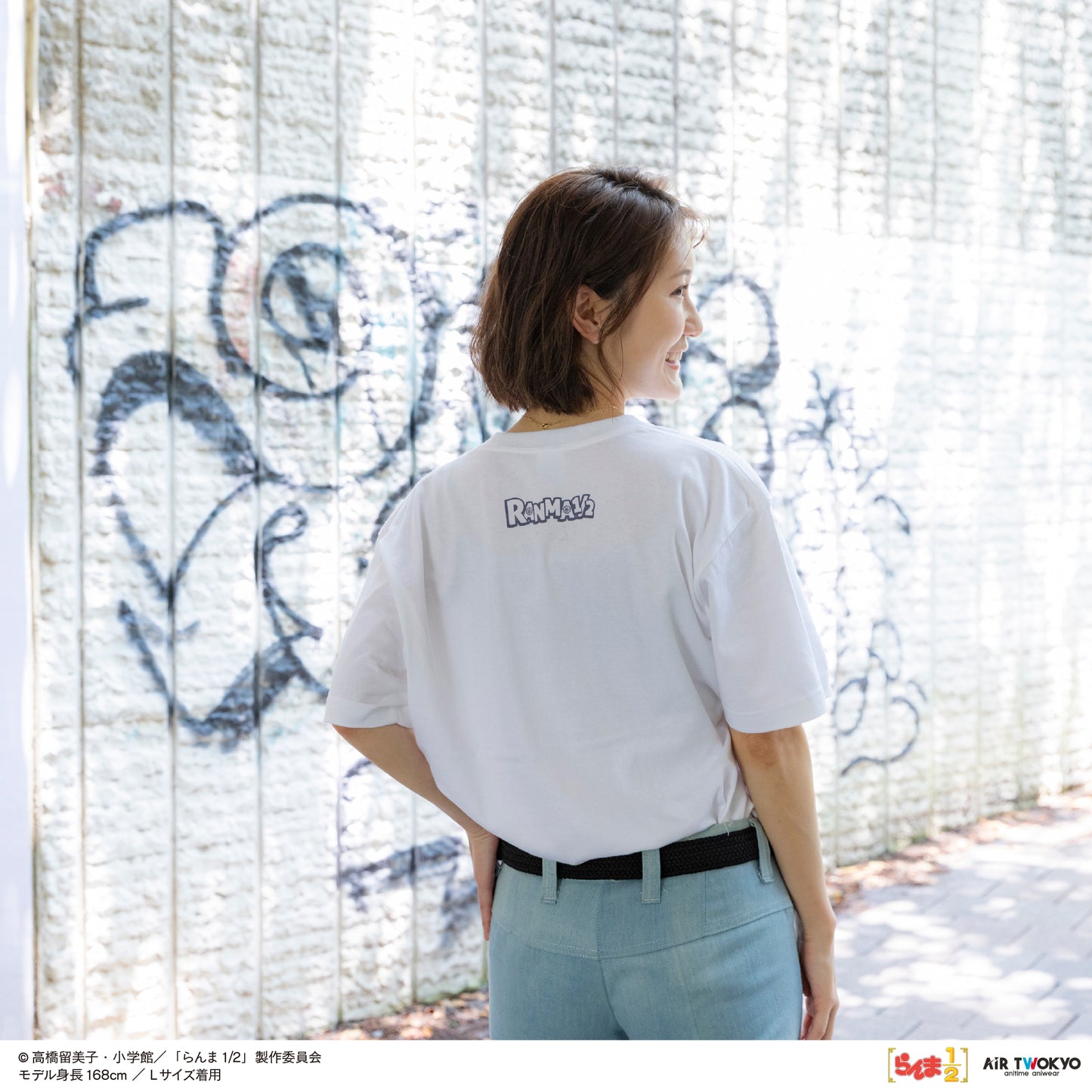 TVアニメ「らんま1/2」第2弾 ポップイラストTシャツ 6（天道あかね & Pちゃん）