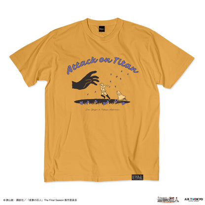 TVアニメ『進撃の巨人』 シーンイラストTシャツ 6（そんなもん 何度でも巻いてやる）
