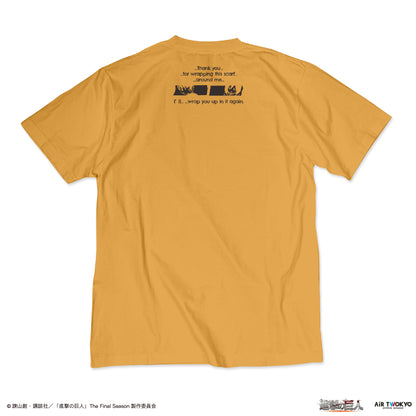 TVアニメ『進撃の巨人』 シーンイラストTシャツ 6（そんなもん 何度でも巻いてやる）