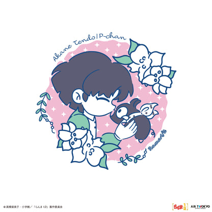 TVアニメ「らんま1/2」第2弾 ポップイラストTシャツ 6（天道あかね & Pちゃん）