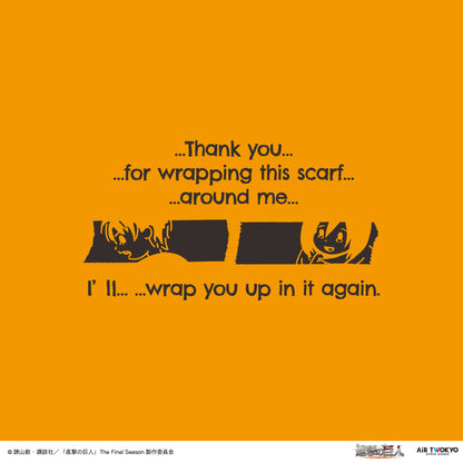 TVアニメ『進撃の巨人』 シーンイラストTシャツ 6（そんなもん 何度でも巻いてやる）