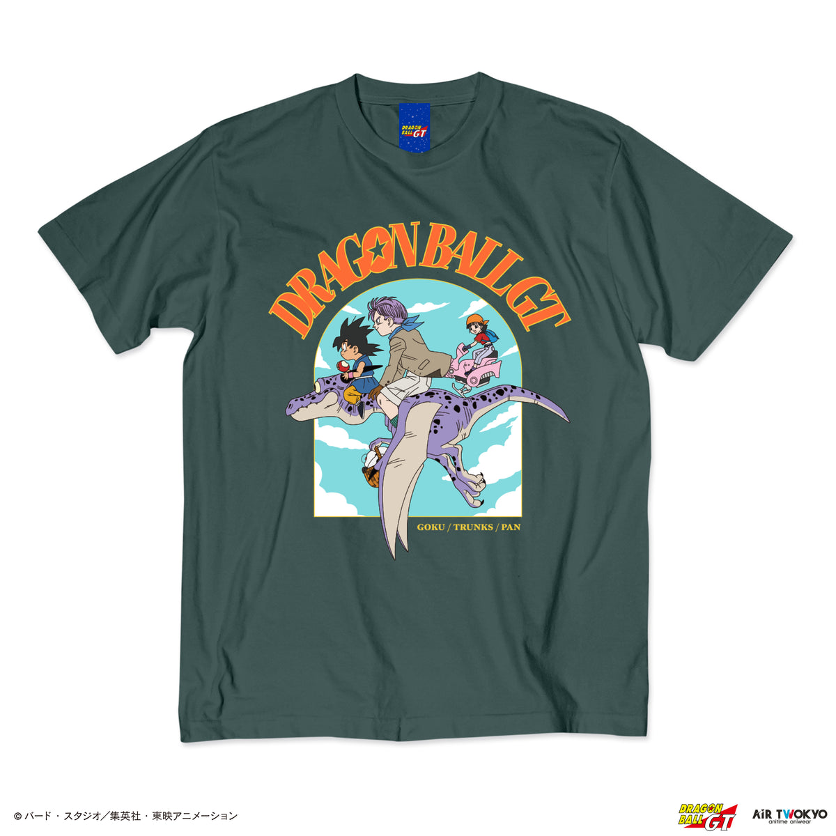 TVアニメ『DRAGON BALL GT』シーンイラストTシャツ 3（孫悟空・トランクス・パン）