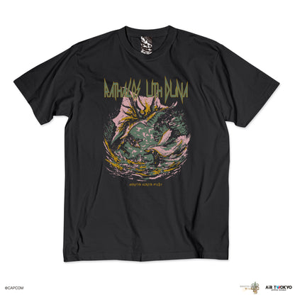 『モンスターハンターワイルズ』第2弾 シーンイラストTシャツ 3（ウズ・トゥナ×リオレウス）