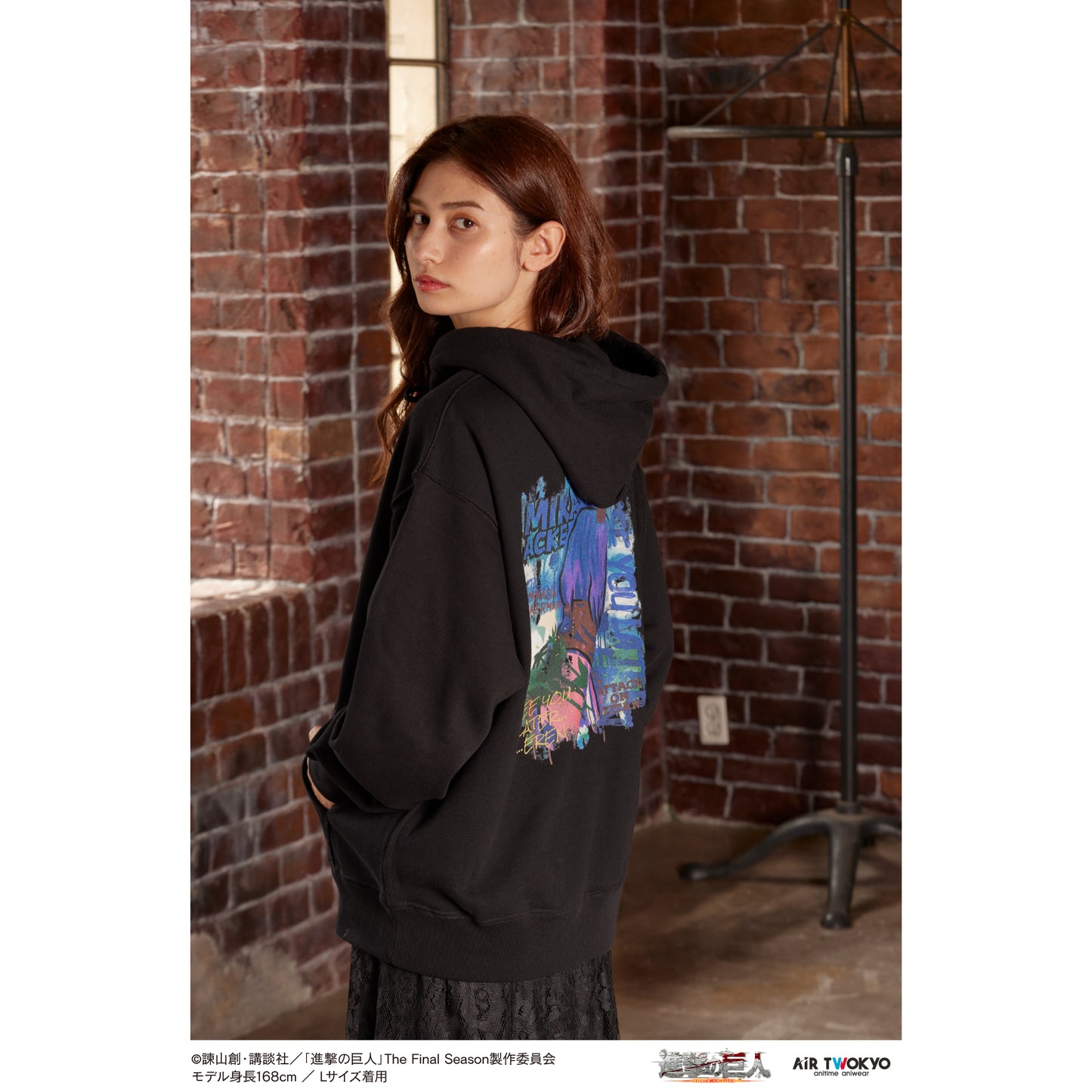 "Attack on Titan" The Final Season Wall Art Hoodie (Mikasa)