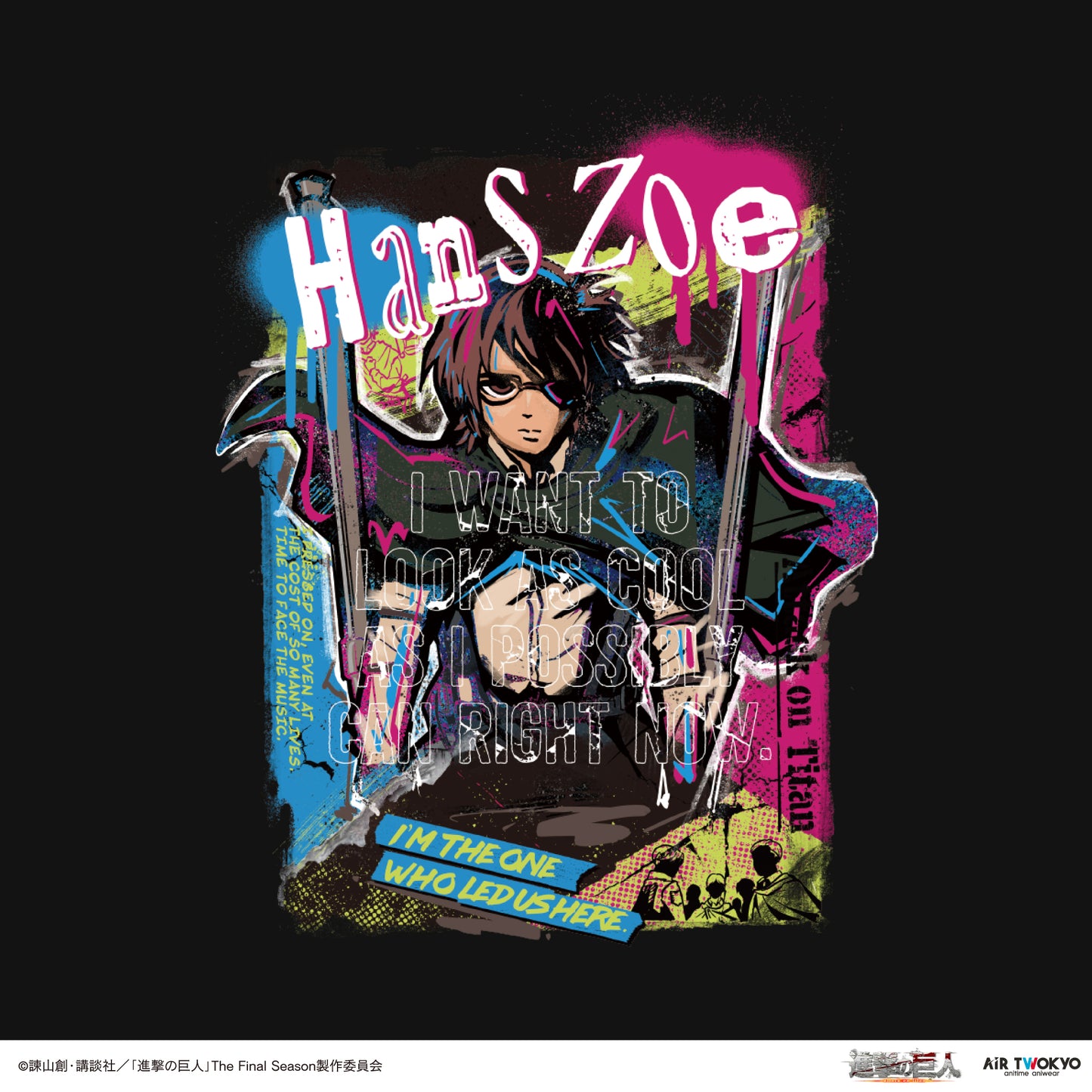 "Attack on Titan" The Final Season Wall Art Vol. 2 Hoodie (Hans)