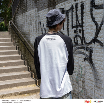 TVアニメ「らんま1/2」第2弾 ポップイラストラグランスリーブTシャツ 1（早乙女乱馬 & 天道あかね）