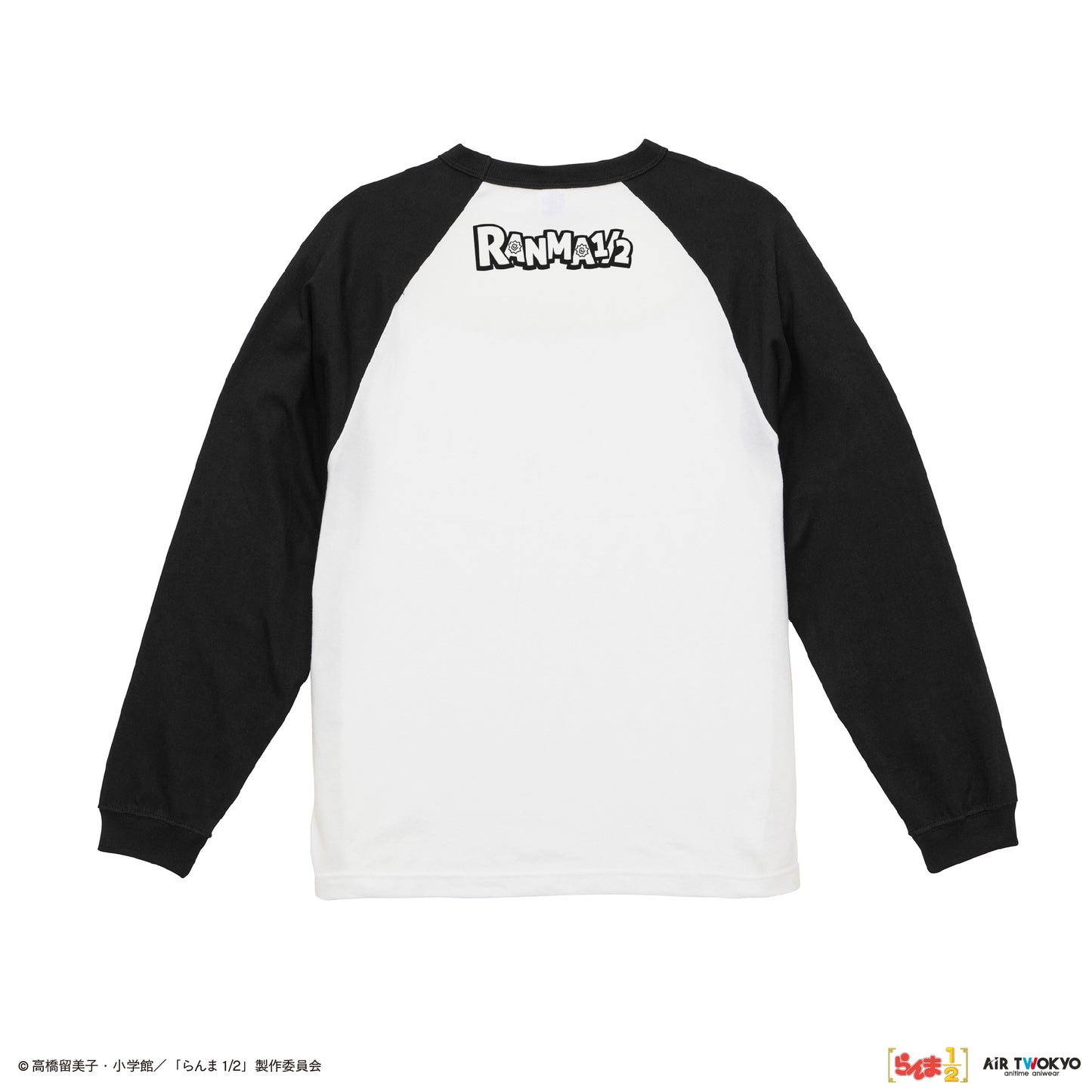 TVアニメ「らんま1/2」第2弾 ポップイラストラグランスリーブTシャツ 1（早乙女乱馬 & 天道あかね）