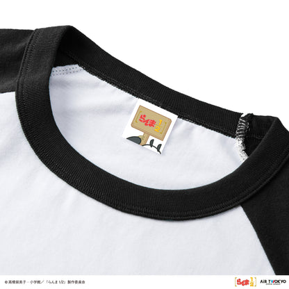 TVアニメ「らんま1/2」第2弾 ポップイラストラグランスリーブTシャツ 1（早乙女乱馬 & 天道あかね）