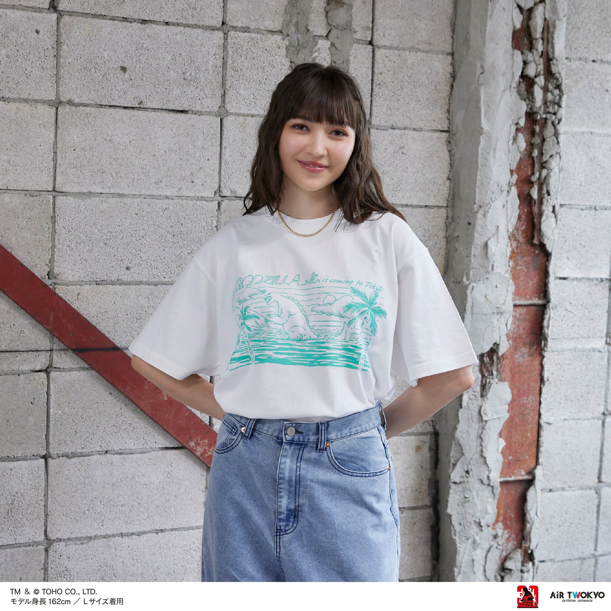 ゴジラVSデストロイア』30周年 シーンイラストTシャツ 4（ゴジラ