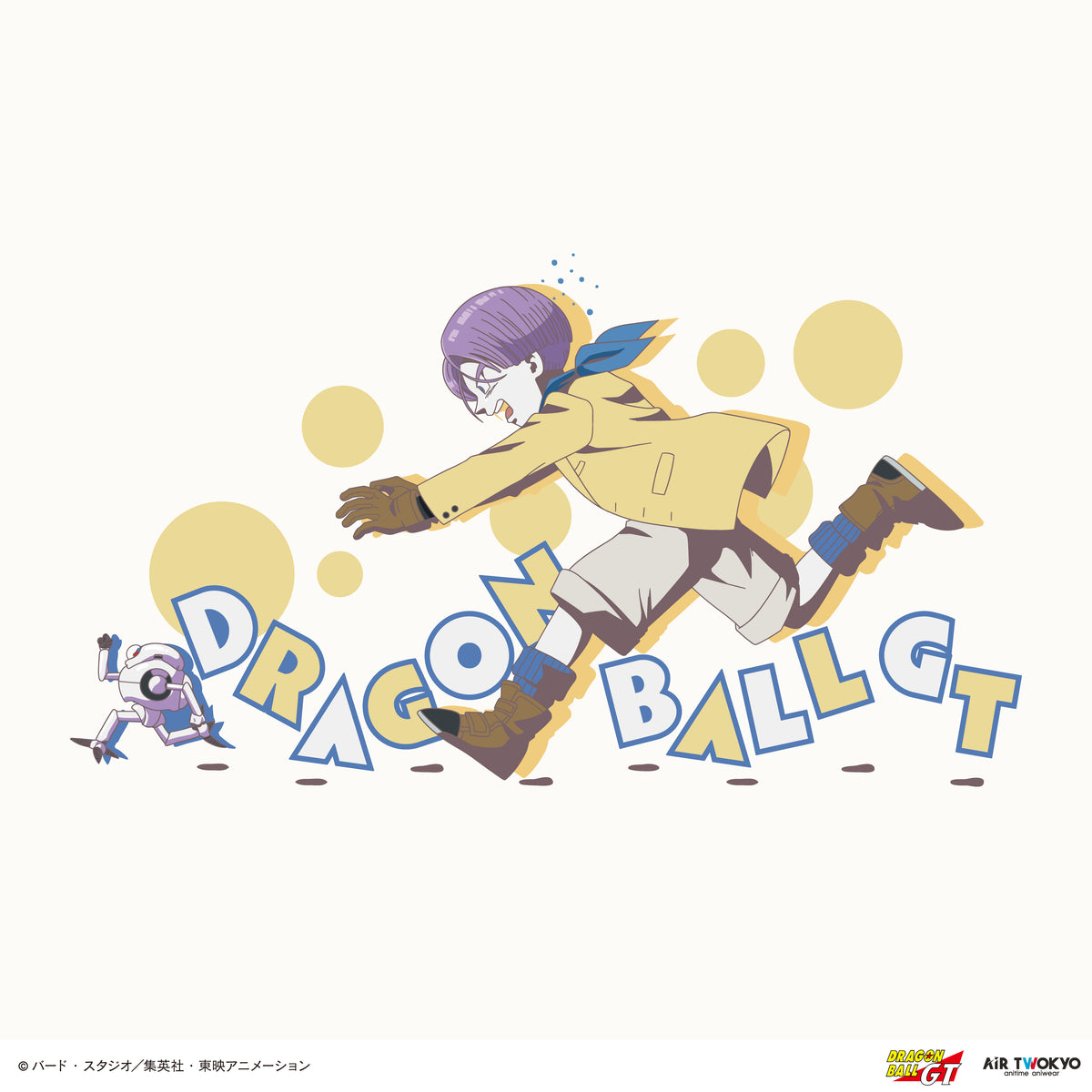 TVアニメ『DRAGON BALL GT』シーンイラストTシャツ 4（トランクス・ギル）