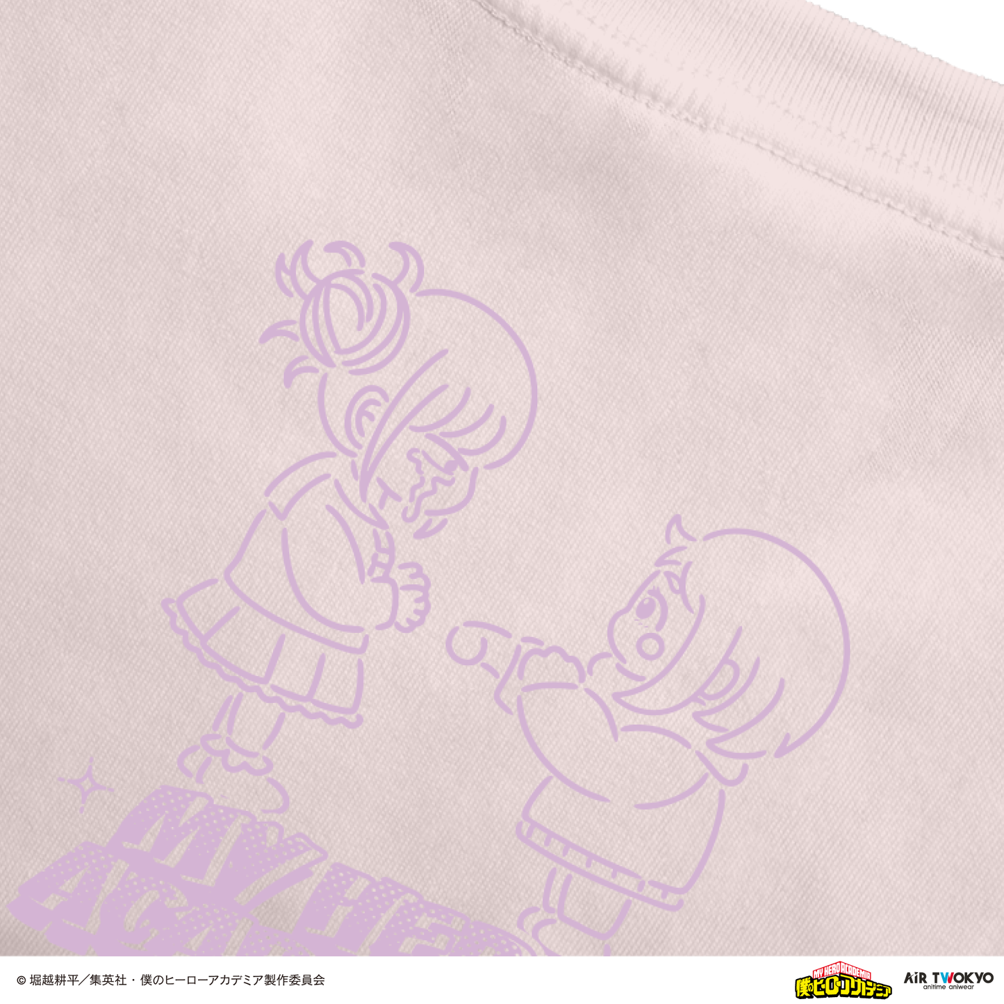 アニメ『僕のヒーローアカデミア』 第1弾 第二次決戦編 シーンイラストTシャツ 4（麗日お茶子＆トガヒミコ）