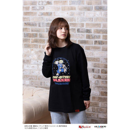 "Tokyo Revengers Tenjiku" Scene Illustration Long Sleeves T-shirt 2（TAKE-MITCHY & Draken）